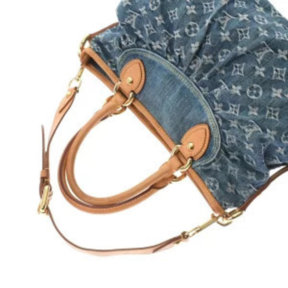 Louis Vuitton Monogram Cabby Blue Denim Neo Handbag - Picture 3 of 9